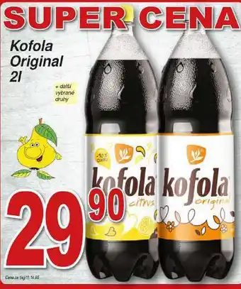 Hruška Kofola original 2l nabídka
