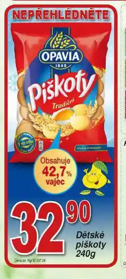 Hruška Dětské piškoty nabídka