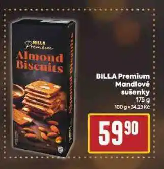Billa Mandlové sušenky nabídka