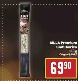 Billa Fuet iberico nabídka