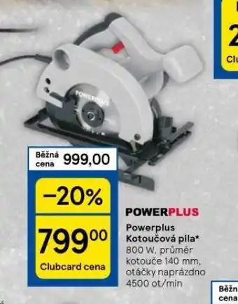 Tesco Powerplus kotoučová pila nabídka