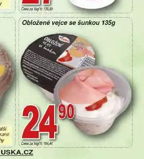 Hruška Obložené vejce se šunkou nabídka