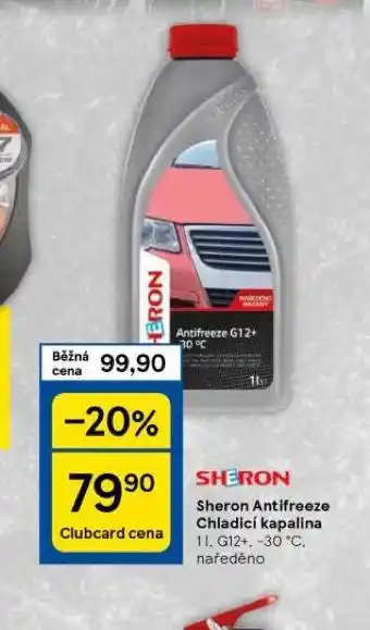 Tesco Sheron antifreeze chladicí kapalina nabídka