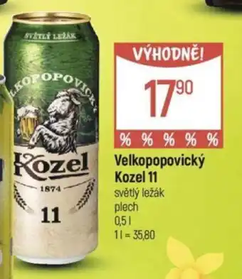 Globus Velkopopovický Kozel 11 0.5L nabídka