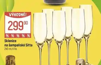 Globus Sklenice na šampaňské Sitta nabídka