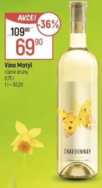 Globus Víno Motýl 0.75L nabídka