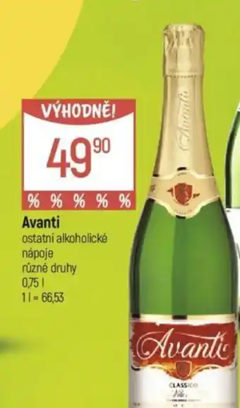 Globus Avanti 0.75L nabídka