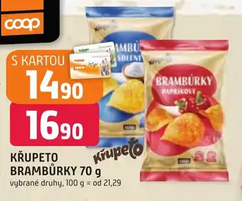 Trefa KŘUPETO BRAMBŮRKY 70 g nabídka