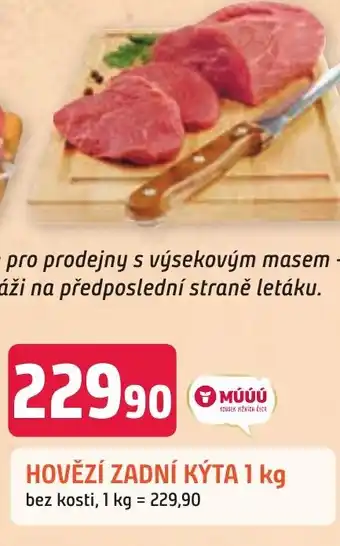 Trefa HOVĚZÍ ZADNÍ KÝTA 1 kg nabídka