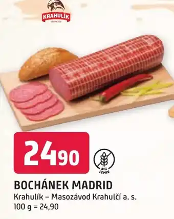 Trefa BOCHÁNEK MADRID nabídka