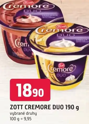 Trefa ZOTT CREMORE DUO 190 g nabídka