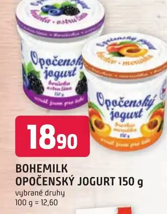 Trefa BOHEMILK OPOČENSKÝ JOGURT 150 g nabídka
