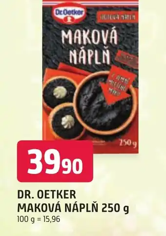 Trefa DR. OETKER MAKOVÁ NÁPLŇ 250 g nabídka