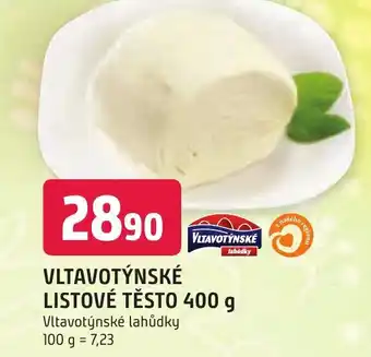 Trefa VLTAVOTÝNSKÉ LISTOVÉ TĚSTO 400 g nabídka