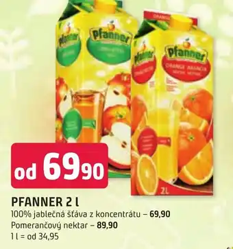 Trefa PFANNER 2 L nabídka
