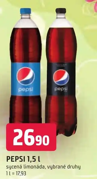 Trefa PEPSI 1,5 L nabídka