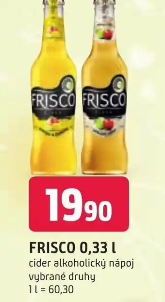 Trefa FRISCO 0,33 L nabídka