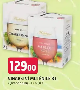 Trefa VINAŘSTVÍ MUTĚNICE 3 L nabídka