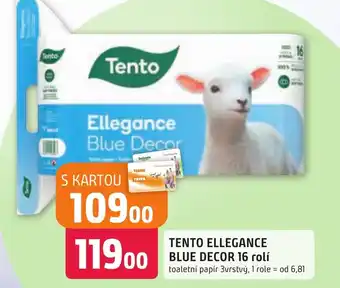 Trefa TENTO ELLEGANCE BLUE DECOR 16 rolí nabídka