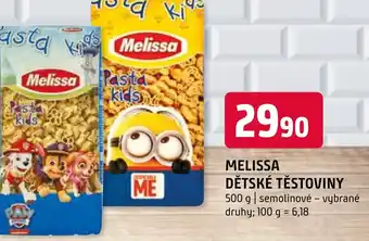 Terno MELISSA DĚTSKÉ TĚSTOVINY nabídka