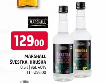 Terno MARSHALL ŠVESTKA, HRUŠKA 0.5L nabídka