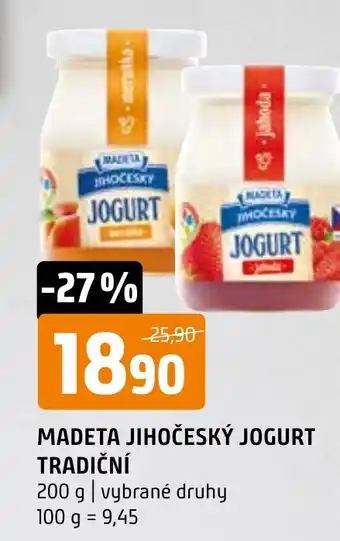 Terno MADETA JIHOČESKÝ JOGURT TRADIČNÍ nabídka