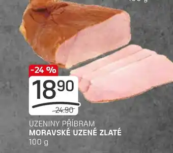 Flop UZENINY PŘÍBRAM MORAVSKÉ UZENÉ ZLATÉ nabídka