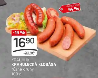 KRAHULÍK KRAHULECKÁ KLOBÁSA