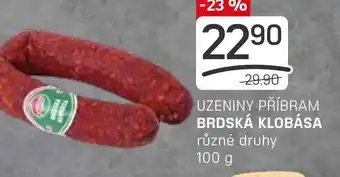 Flop UZENINY PŘÍBRAM BRDSKÁ KLOBÁSA nabídka