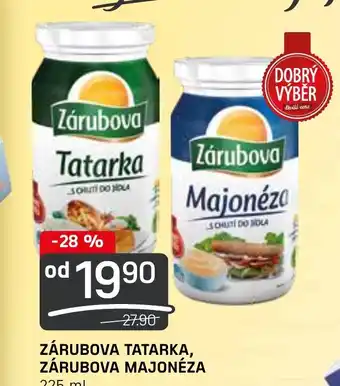 Flop ZÁRUBOVA TATARKĄ, ZÁRUBOVA MAJONÉZA nabídka