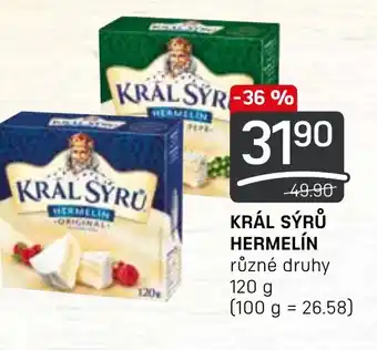 Flop KRÁL SÝRŮ HERMELÍN nabídka