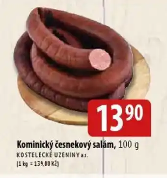 Bala Kominický česnekový salám, 100 g nabídka