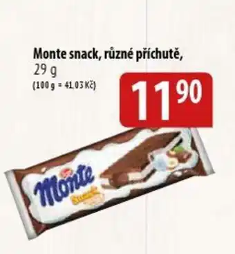 Bala Monte snack, různé příchutě, 29 g nabídka