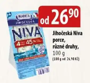 Jihočeská Niva porce, různé druhy, 100 g