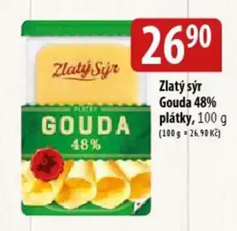 Bala Zlatý sýr Gouda 48% plátky, 100 g nabídka