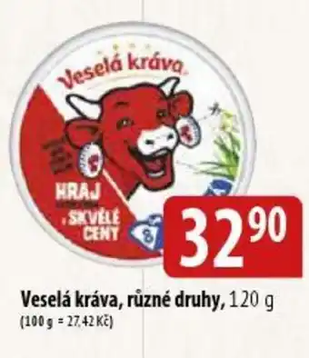 Veselá kráva, různé druhy, 120 g