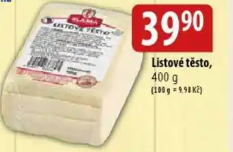 Bala Listové těsto, 400 g nabídka