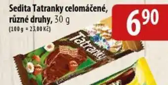 Bala Sedita Tatranky celomáčené různé druhy, 30 g nabídka