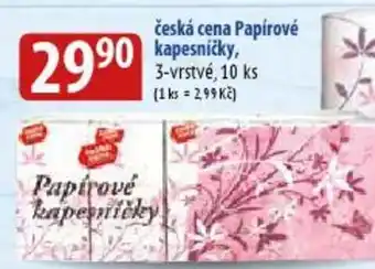 Bala česká cena Papírové kapesníčky, 3-vrstvé, 10 ks nabídka