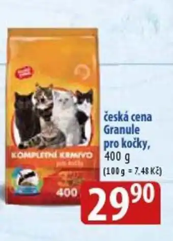 Bala česká cena Granule pro kočky, 400 g nabídka
