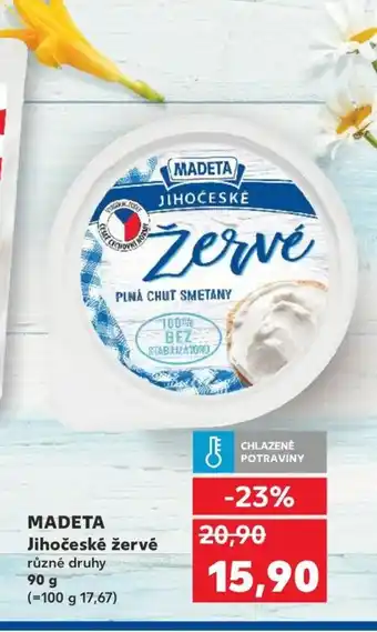 Kaufland MADETA Jihočeské žervé nabídka