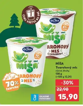 Kaufland MÍŠA Tvarohový mls nabídka