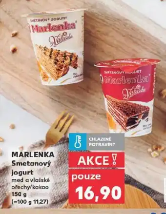 Kaufland MARLENKA Smetanový jogurt nabídka