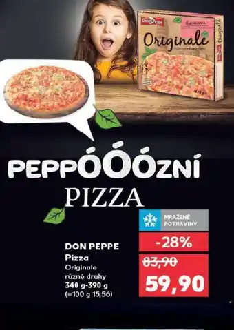 Kaufland DON PEPPE Pizza nabídka