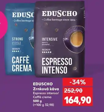 Kaufland EDUSCHO Zrnková káva nabídka