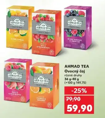 Kaufland AHMAD TEA Ovocný čaj nabídka