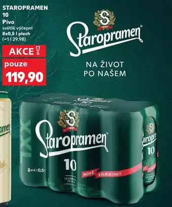 Kaufland STAROPRAMEN 10 Pivo nabídka