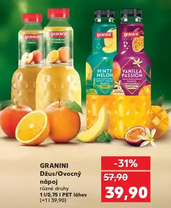 Kaufland GRANINI Džus/Ovocný nápoj nabídka