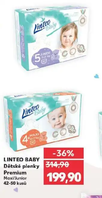 Kaufland LINTEO BABY Dětské plenky Premium nabídka