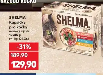 Kaufland SHELMA Kapsičky pro kočky nabídka